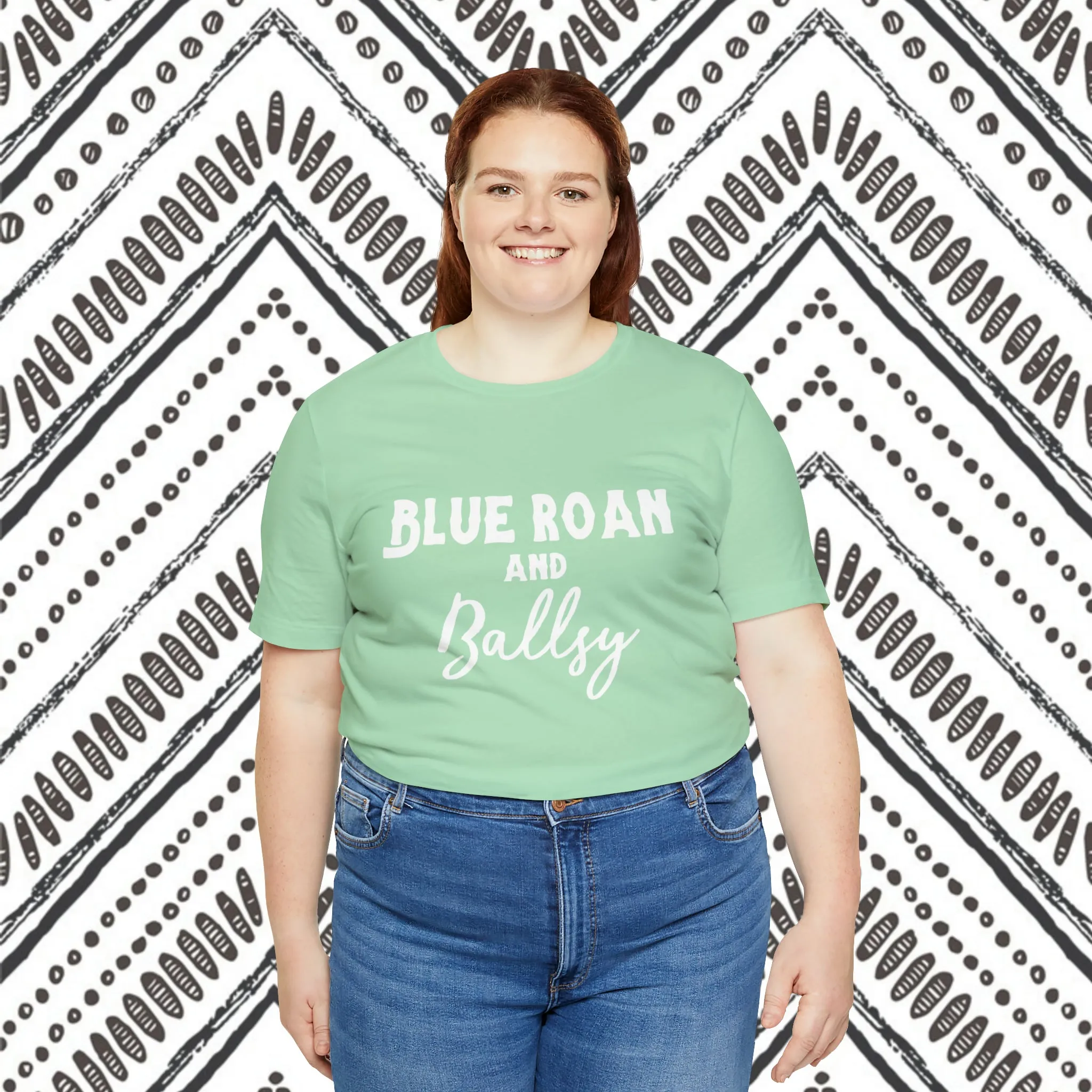 Blue Roan & Ballsy Short Sleeve Tee