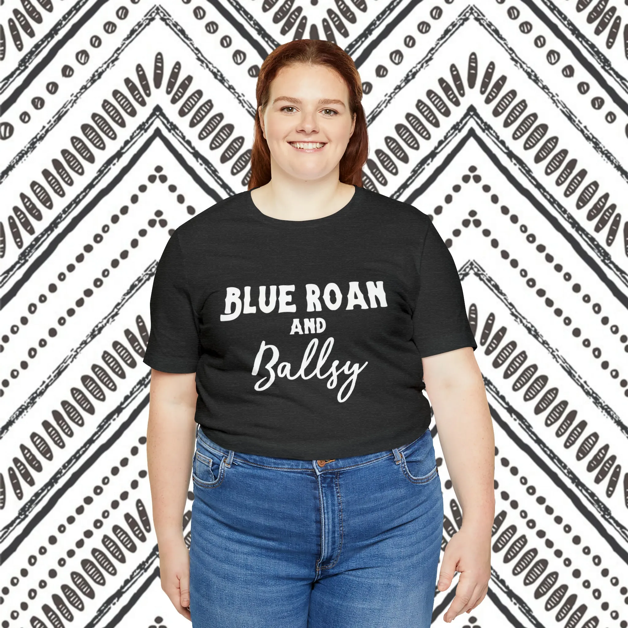 Blue Roan & Ballsy Short Sleeve Tee