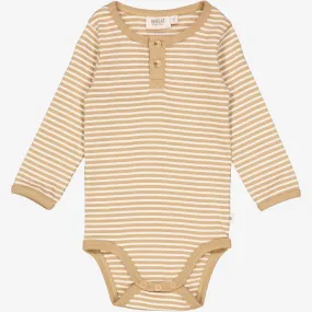 Body Placket Edgeband - cappuccino stripe