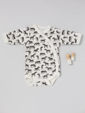 Bodysuit, Little Zebras, Premium 100% Organic Cotton