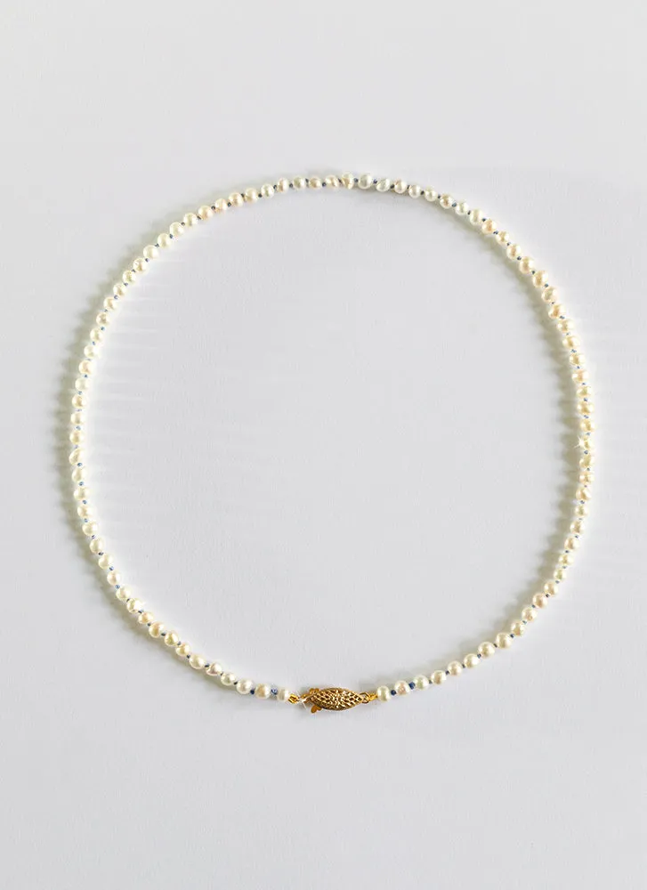 Bonne pearl necklace 14k gold