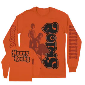 Boris "Heavy Rocks" Premium Orange Longsleeve