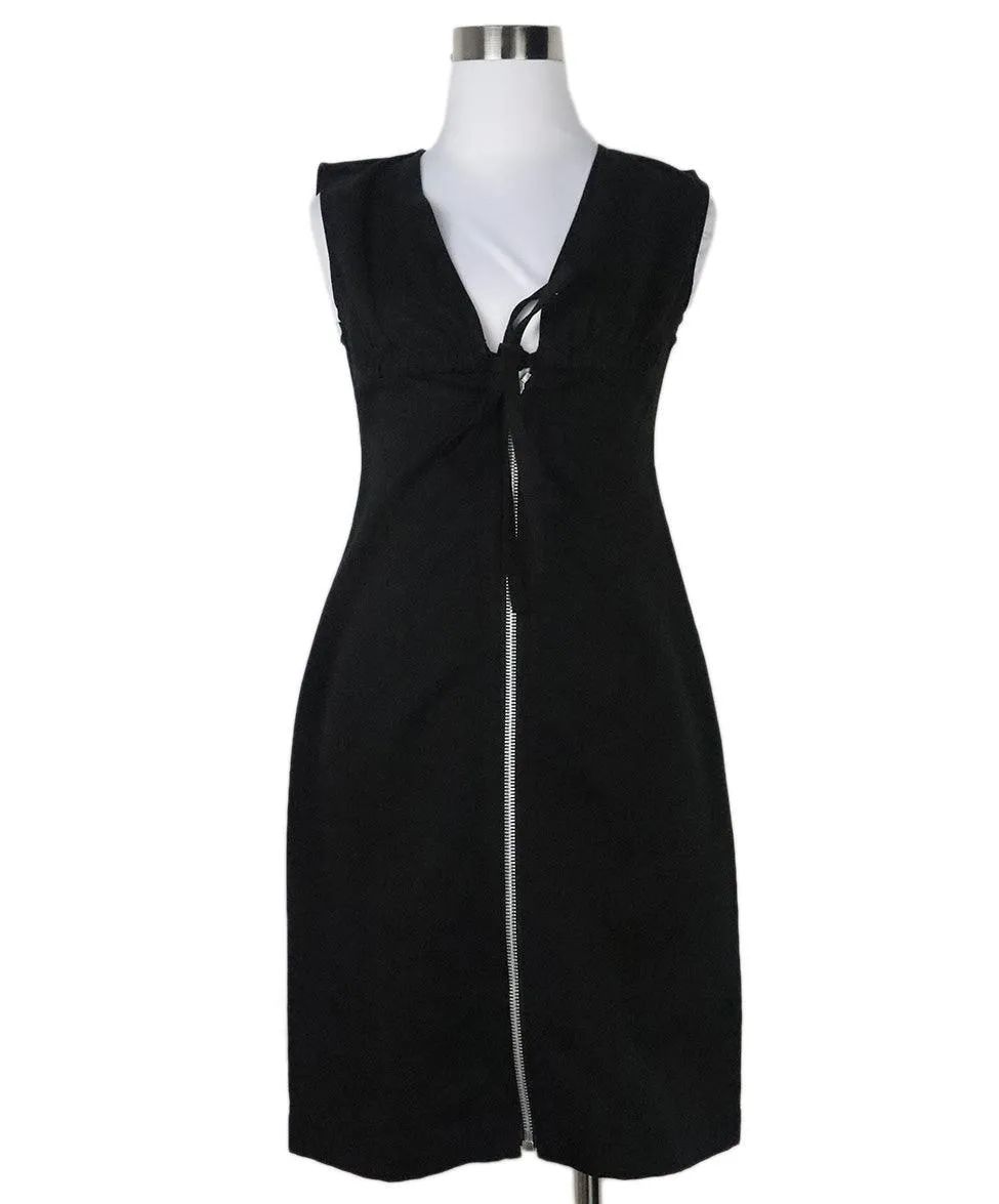 Bottega Veneta Black Cotton Dress sz 2