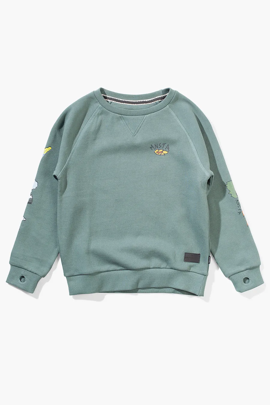 Boys Sweatshirt Munster Kids Pointbreak New Green