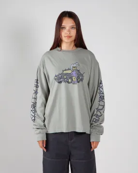 Brain Dead Bio Dog Long Sleeve Shirt Seagrass