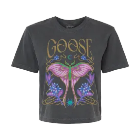 Butterfly Ladies Crop T-Shirt