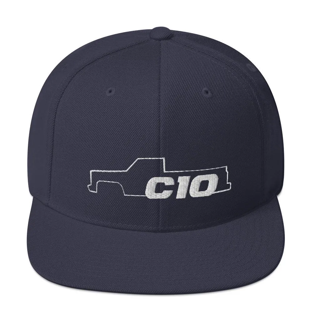 C10 Squarebody Square Body Snapback Hat