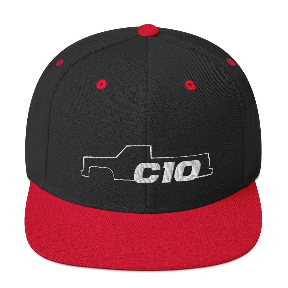 C10 Squarebody Square Body Snapback Hat