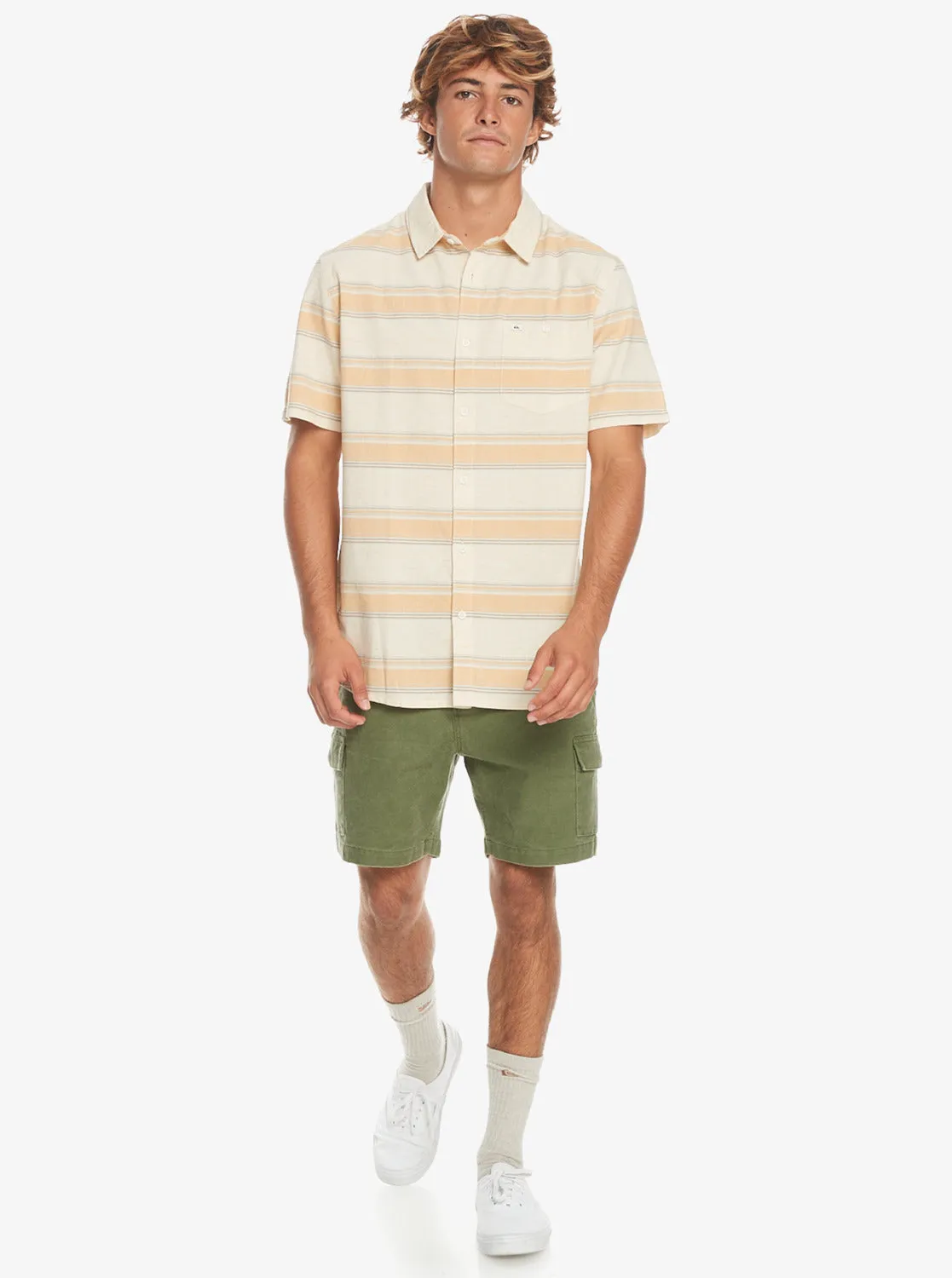 Cali Sunrise Short Sleeve Shirt - Birch Cali