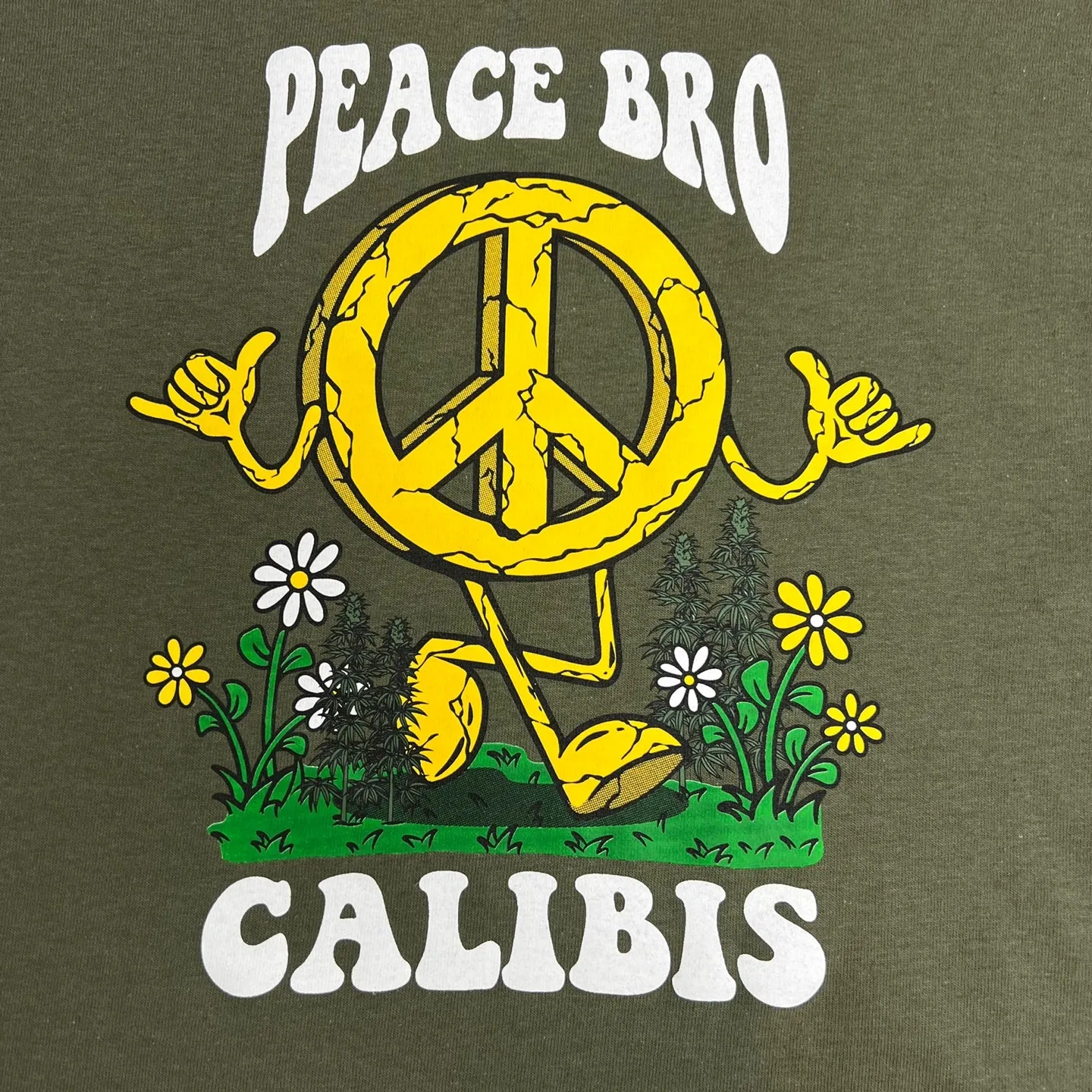 CALIBIS Peace Bro Graphic T-Shirt