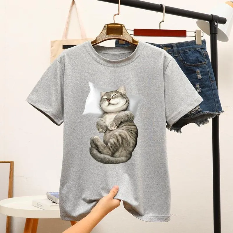 CAT NAP TEE