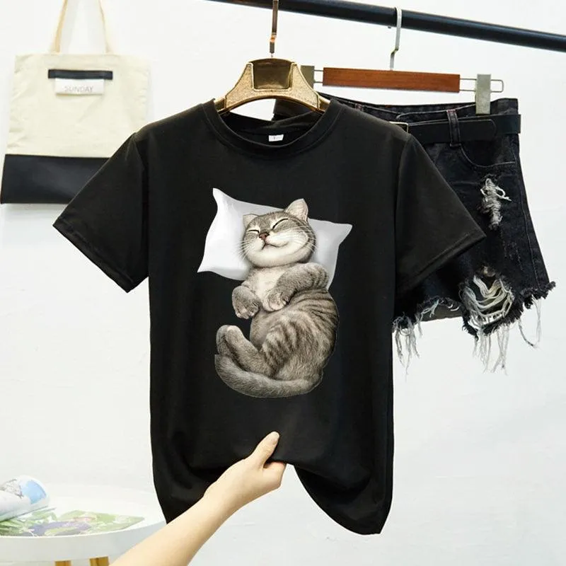 CAT NAP TEE