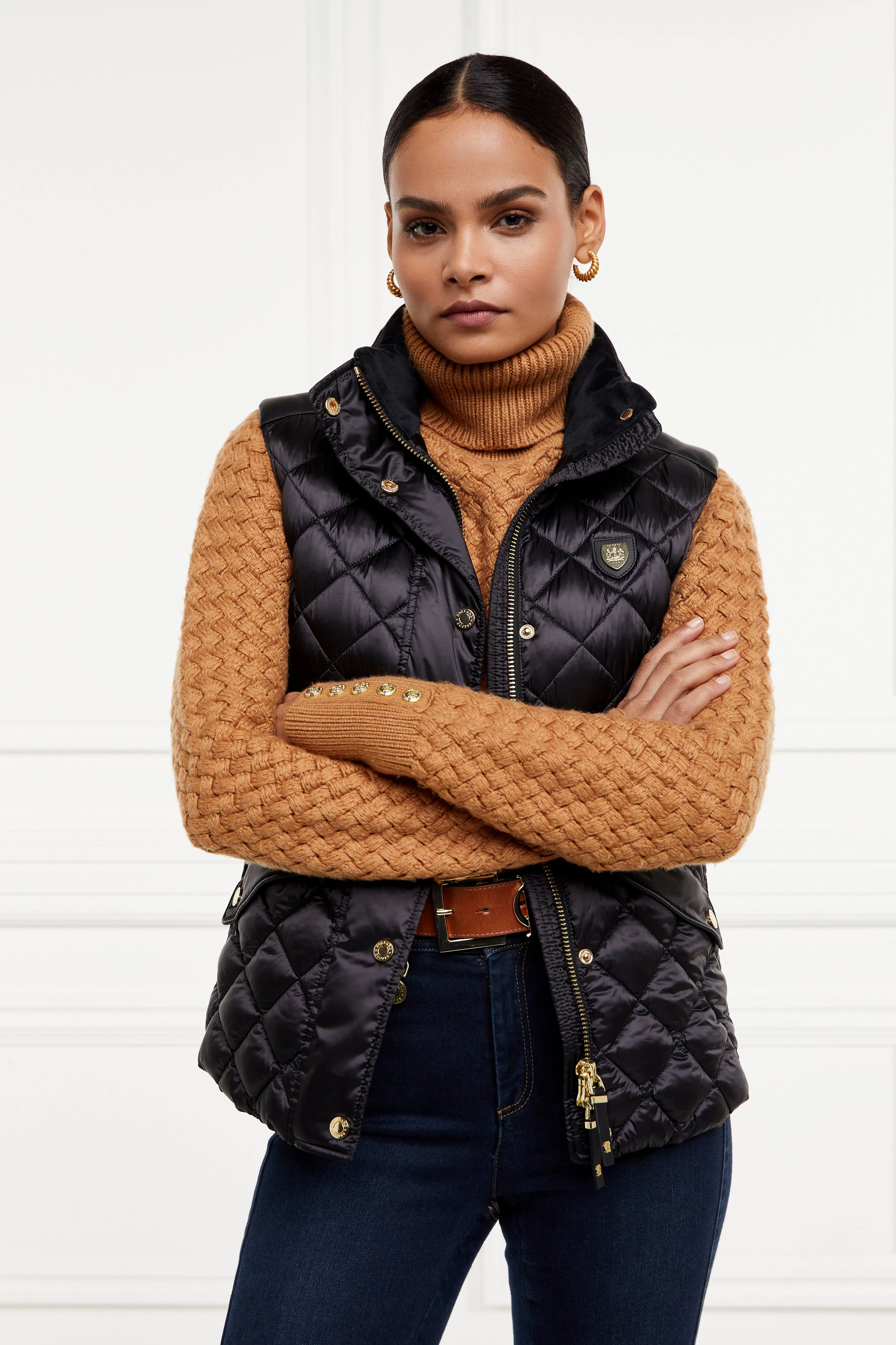 Charlbury Quilted Gilet (Black)