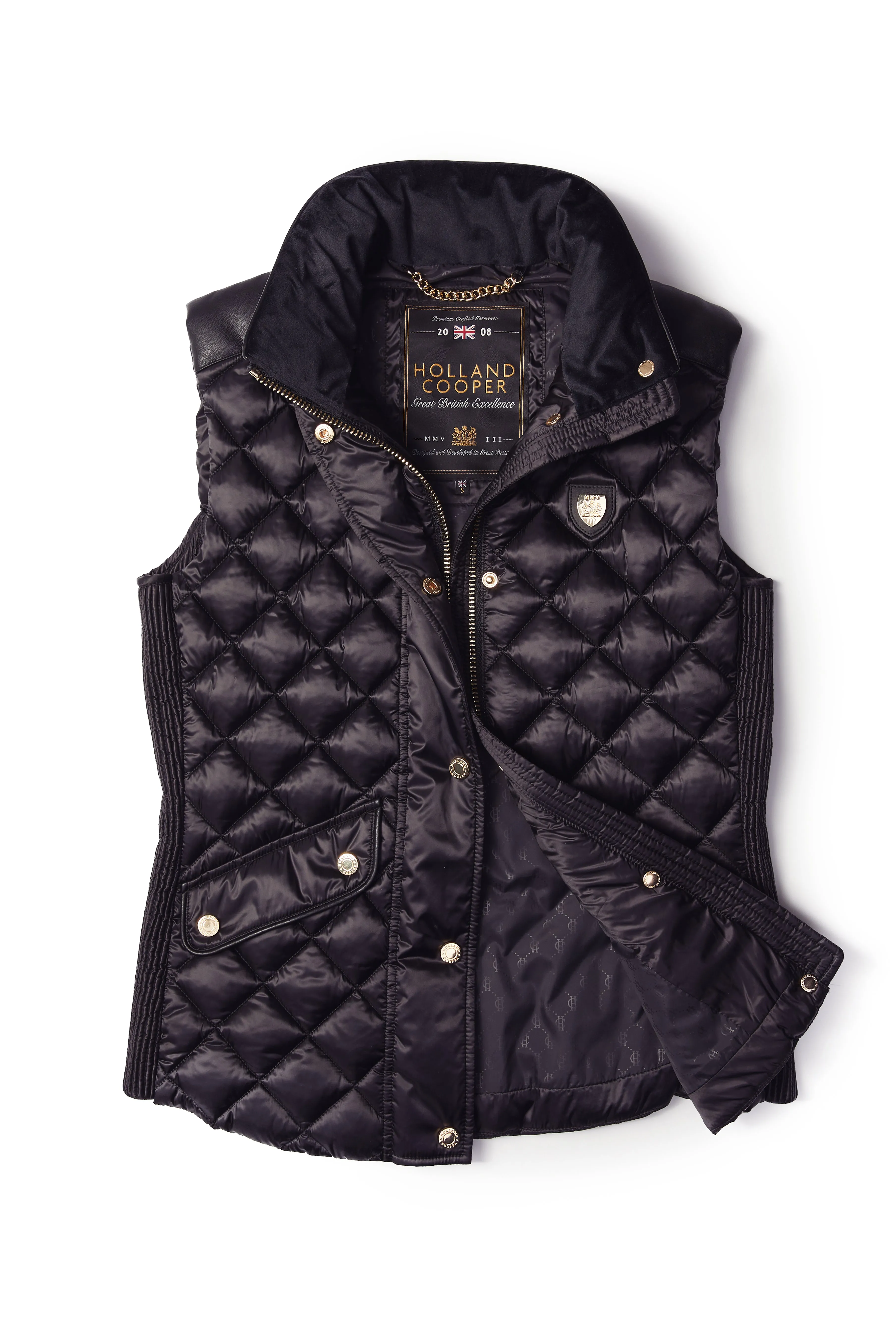 Charlbury Quilted Gilet (Black)