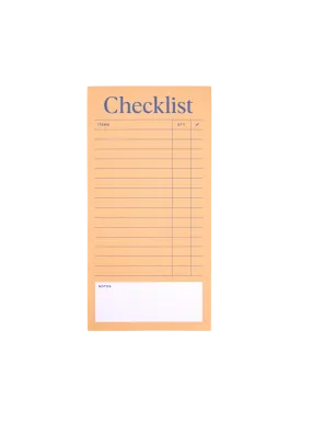 Checklist Notepad