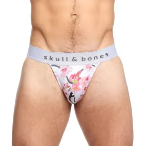 Cherry Blossom Jockstrap White