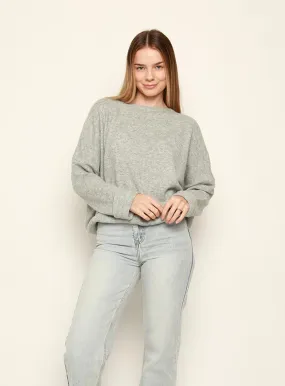 Christina Essential Knit Jumper-Grey