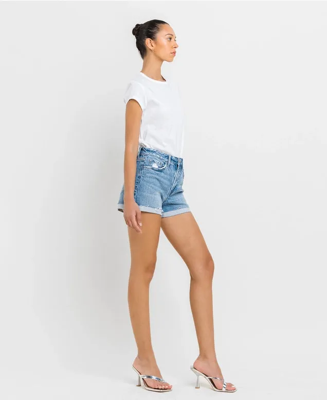 Columbia Cuffed Denim Shorts