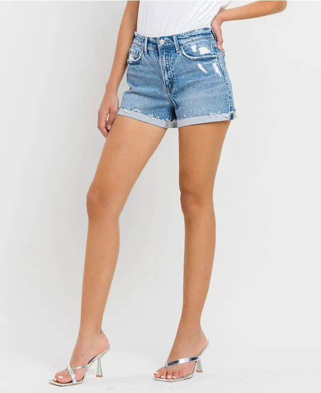 Columbia Cuffed Denim Shorts