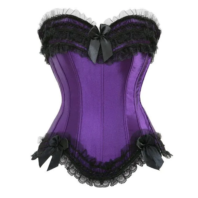 Corset Drag Poison (Purple and Black)