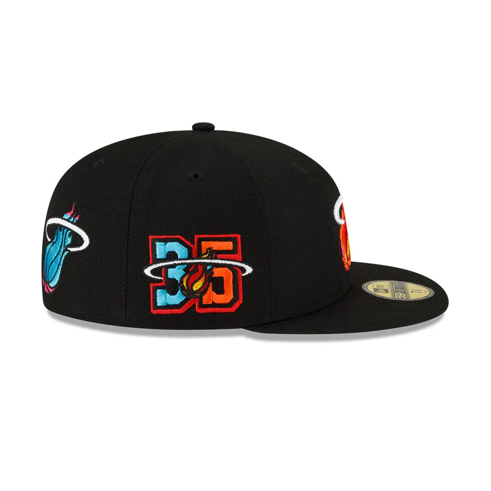 Court Culture Miami Mashup Vol. 2 Ball & Flame Fitted Hat