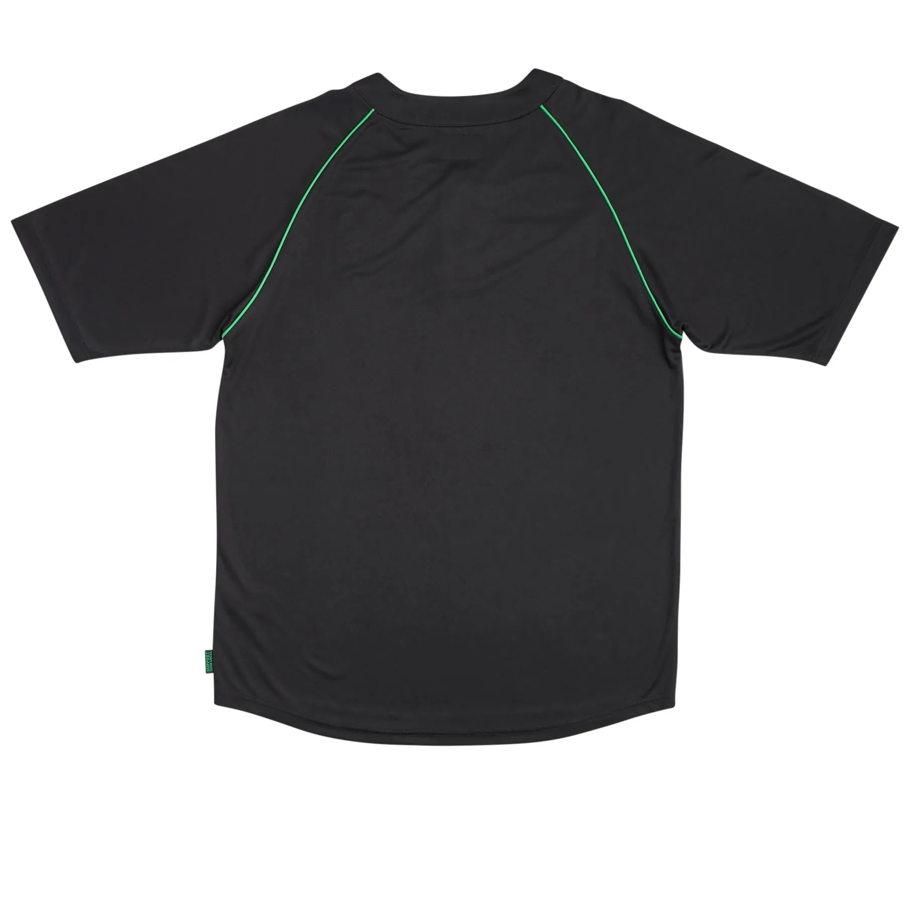 Creature Fiend Work S/S Baseball Jersey Top Black