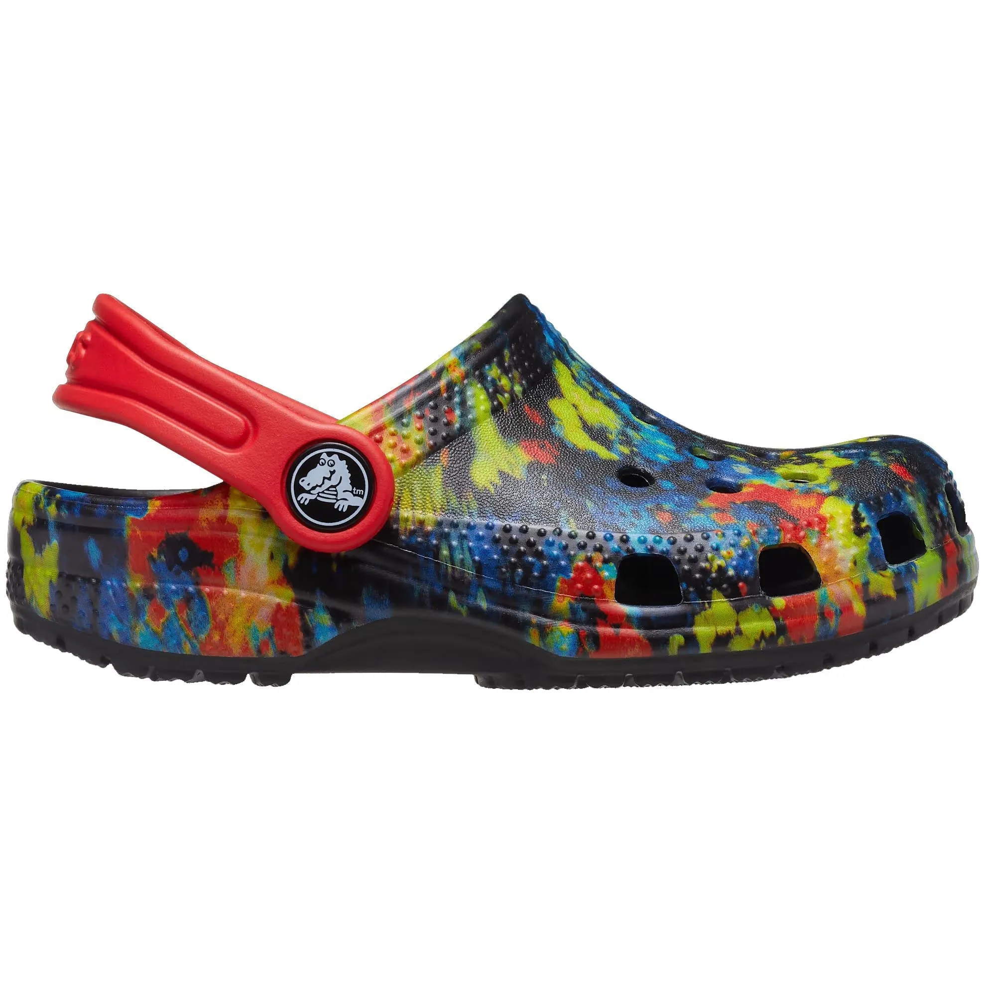 Crocs Toddlers Classic Tie-Dye Graphic Clogs