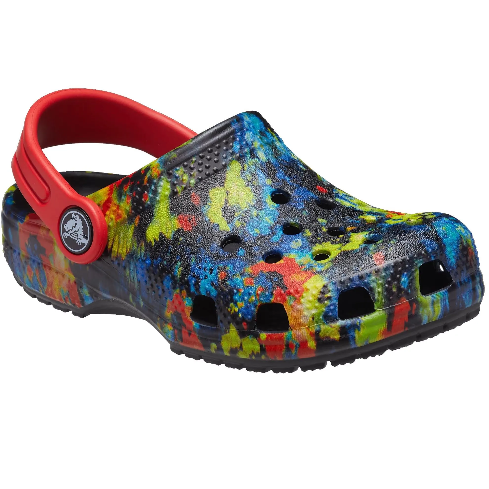 Crocs Toddlers Classic Tie-Dye Graphic Clogs