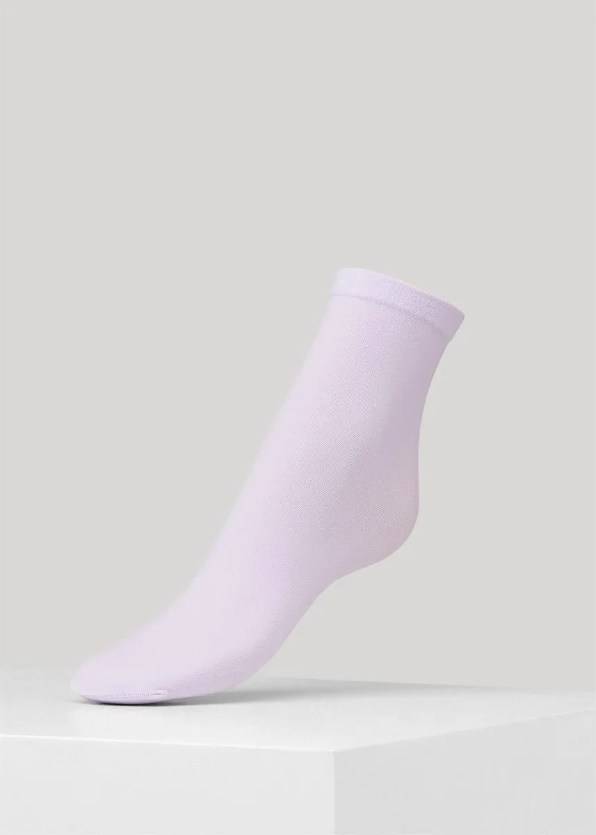 Dear Denier LINE POP SOCK PASTEL Purple