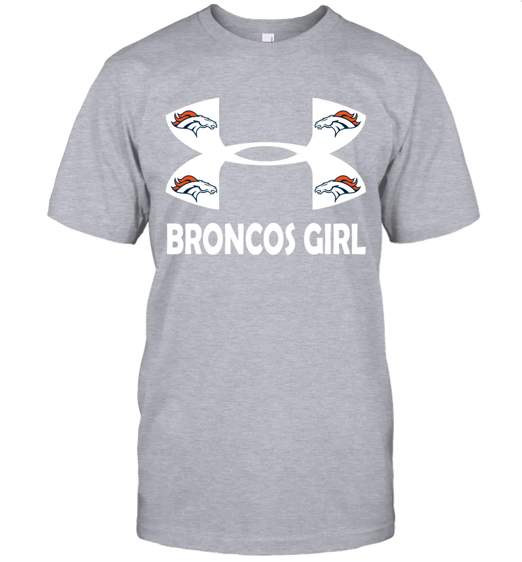 Denver Broncos Girl Under Armour Football T-Shirt