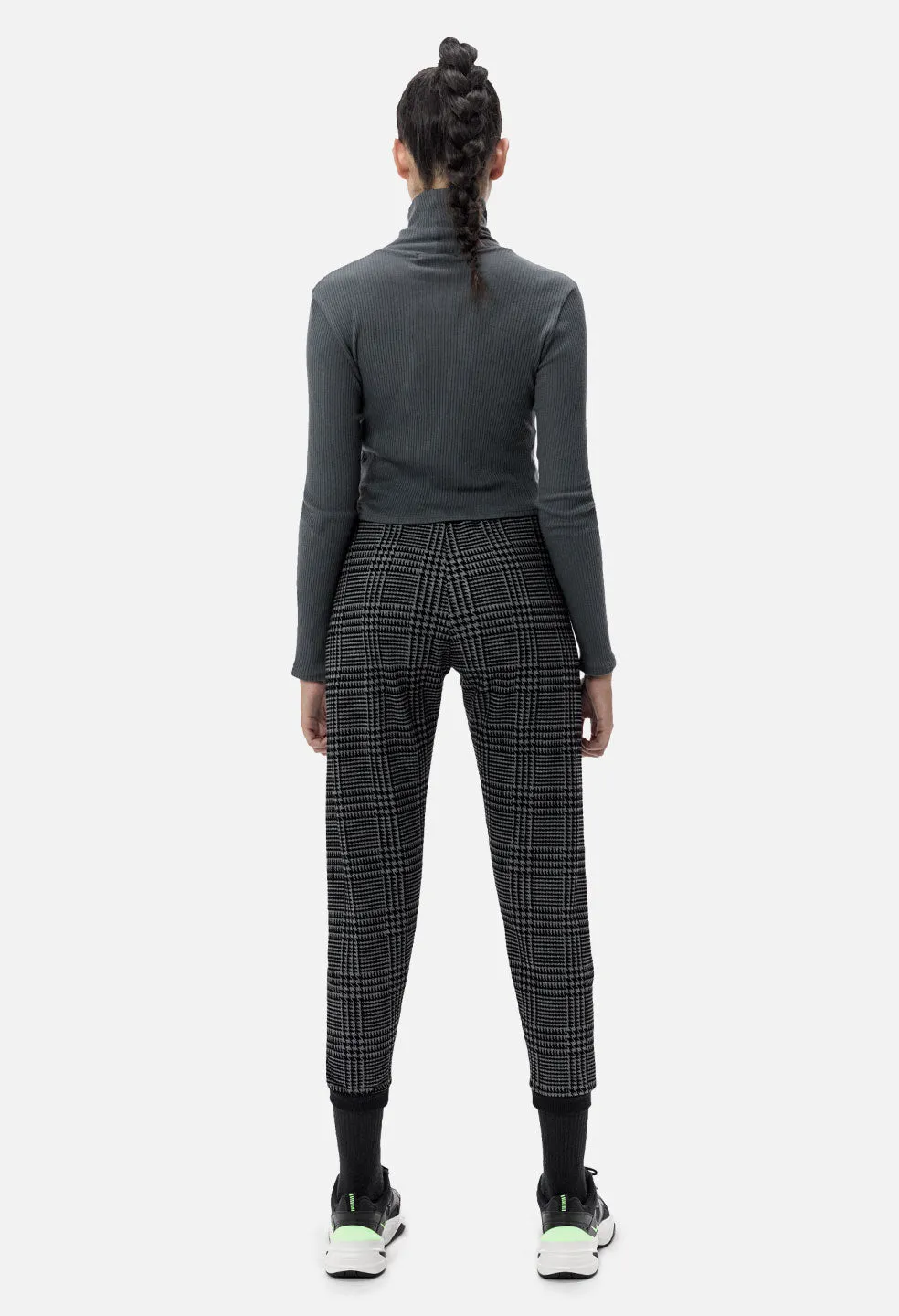 Des Cashmere Rib Turtleneck / Charcoal