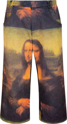 Dolce & Gabbana D&G Mona Lisa Cropped Pants