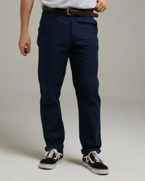 DOWA MEN'S RELAXED FIT CHINOS | NAVY