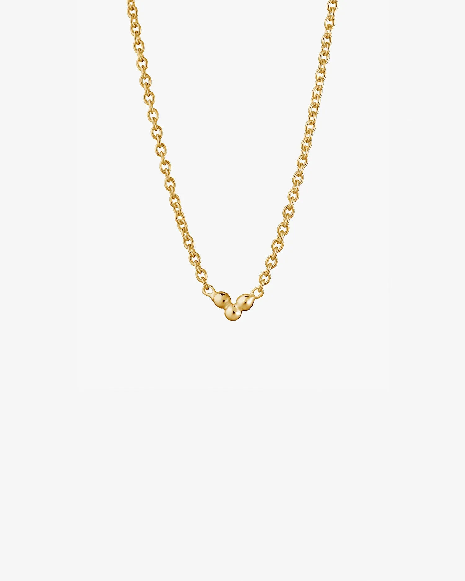 Drops necklace gold