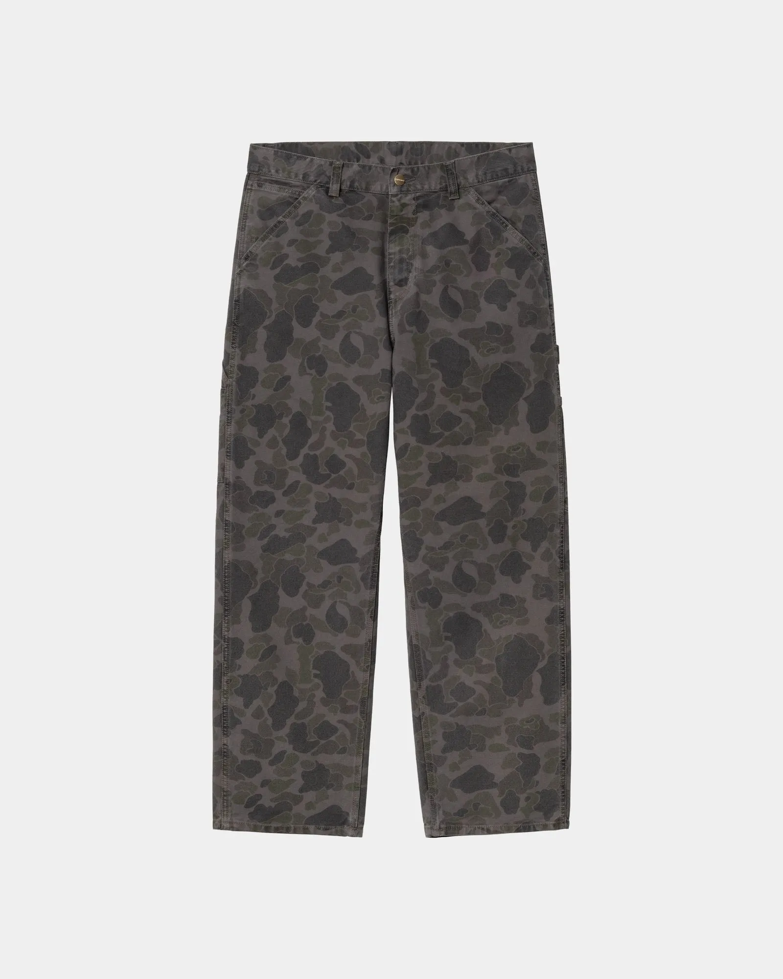 Duck Camo Single Knee Pant | Green / Graphite (garment dyed)