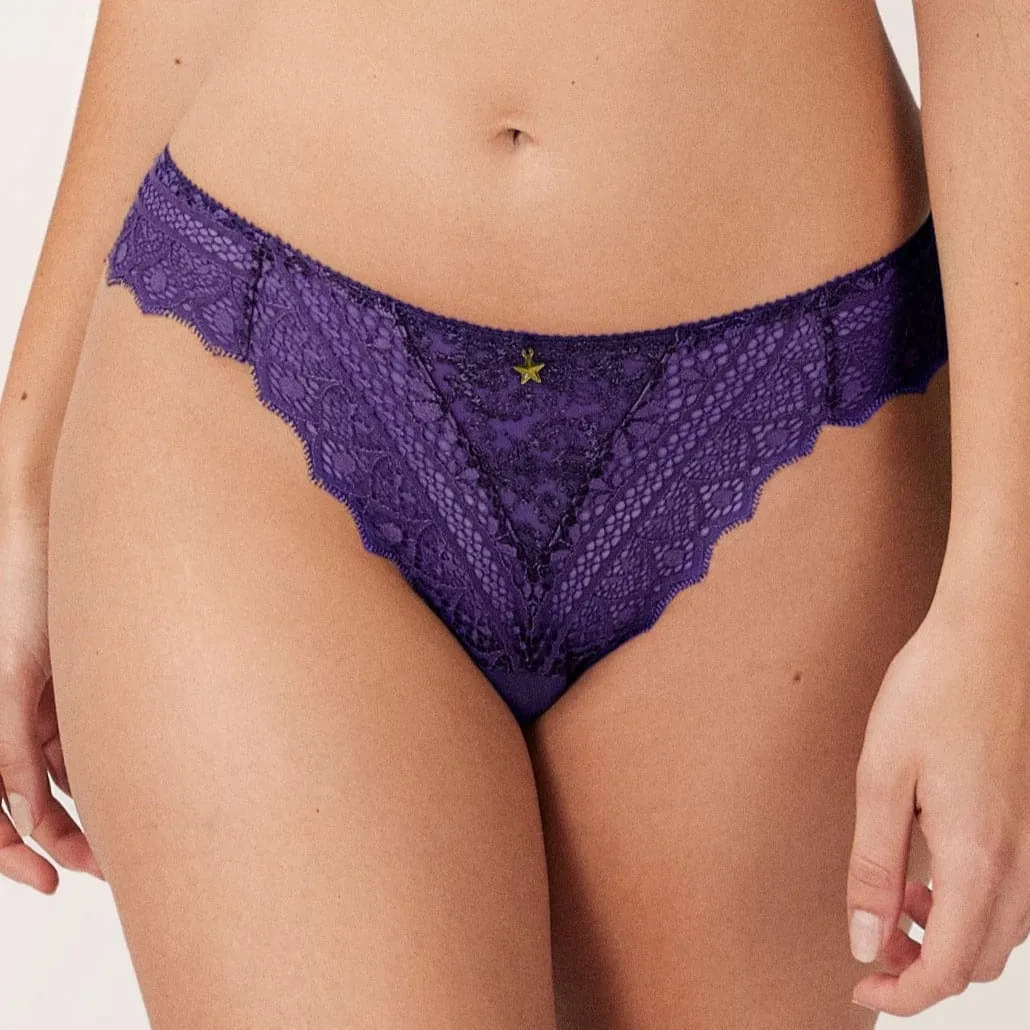 Empreinte Cassiopee Thong in Dark Purple  01151