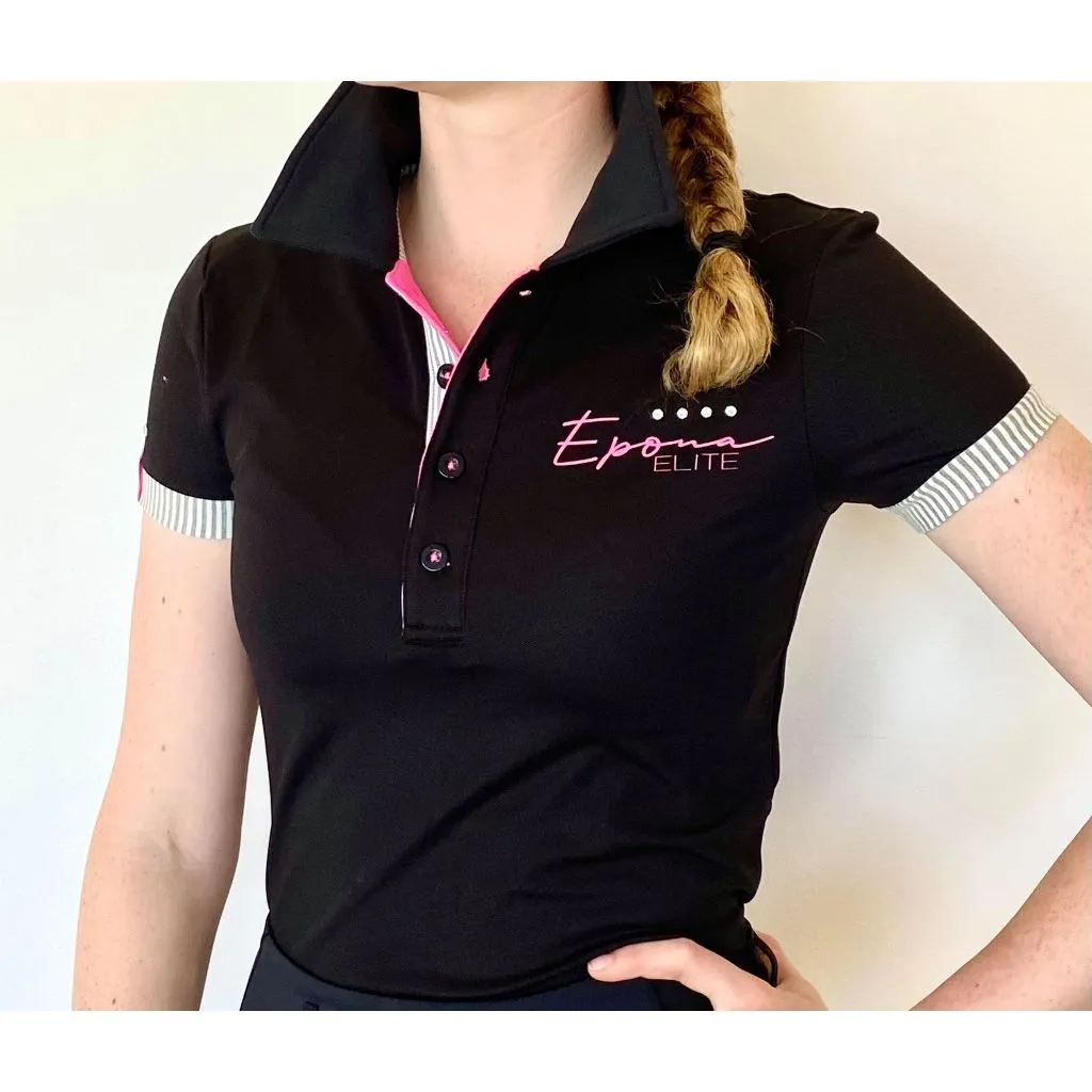 Epona Elite Grace Ladies Polo Shirt BLACK