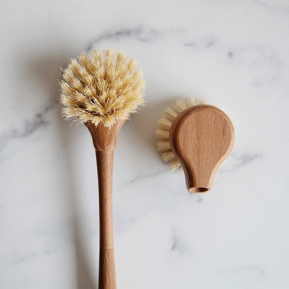 Essential Everyday Dish Brush with Twist Head - Stiff