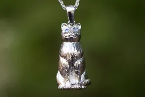 Fillable Cat Pendant