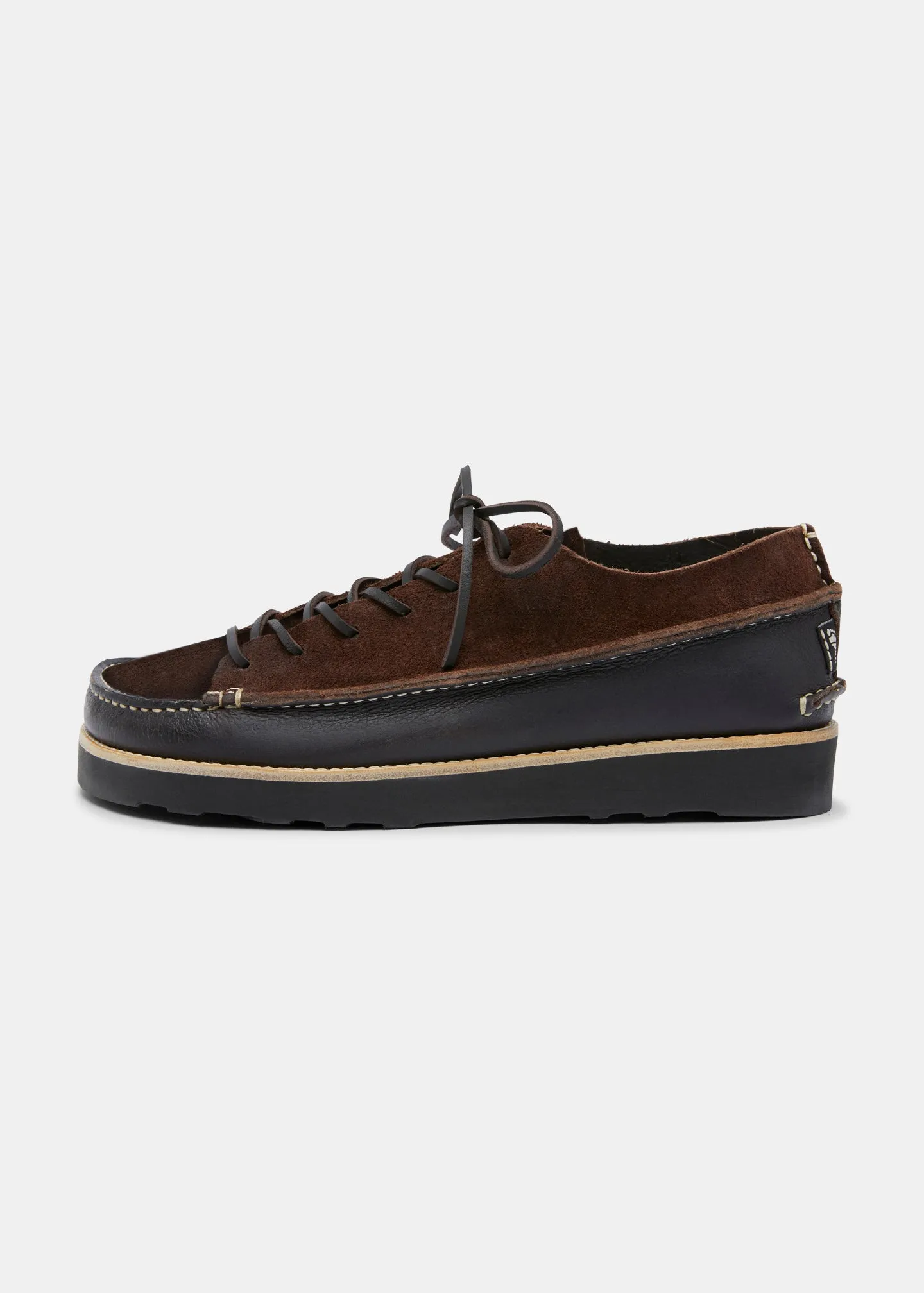 Finn III Leather Shoe On EVA - Dark Brown