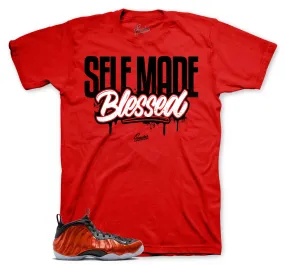 Foamposite Metallic Red Shirt - Self Made - Red