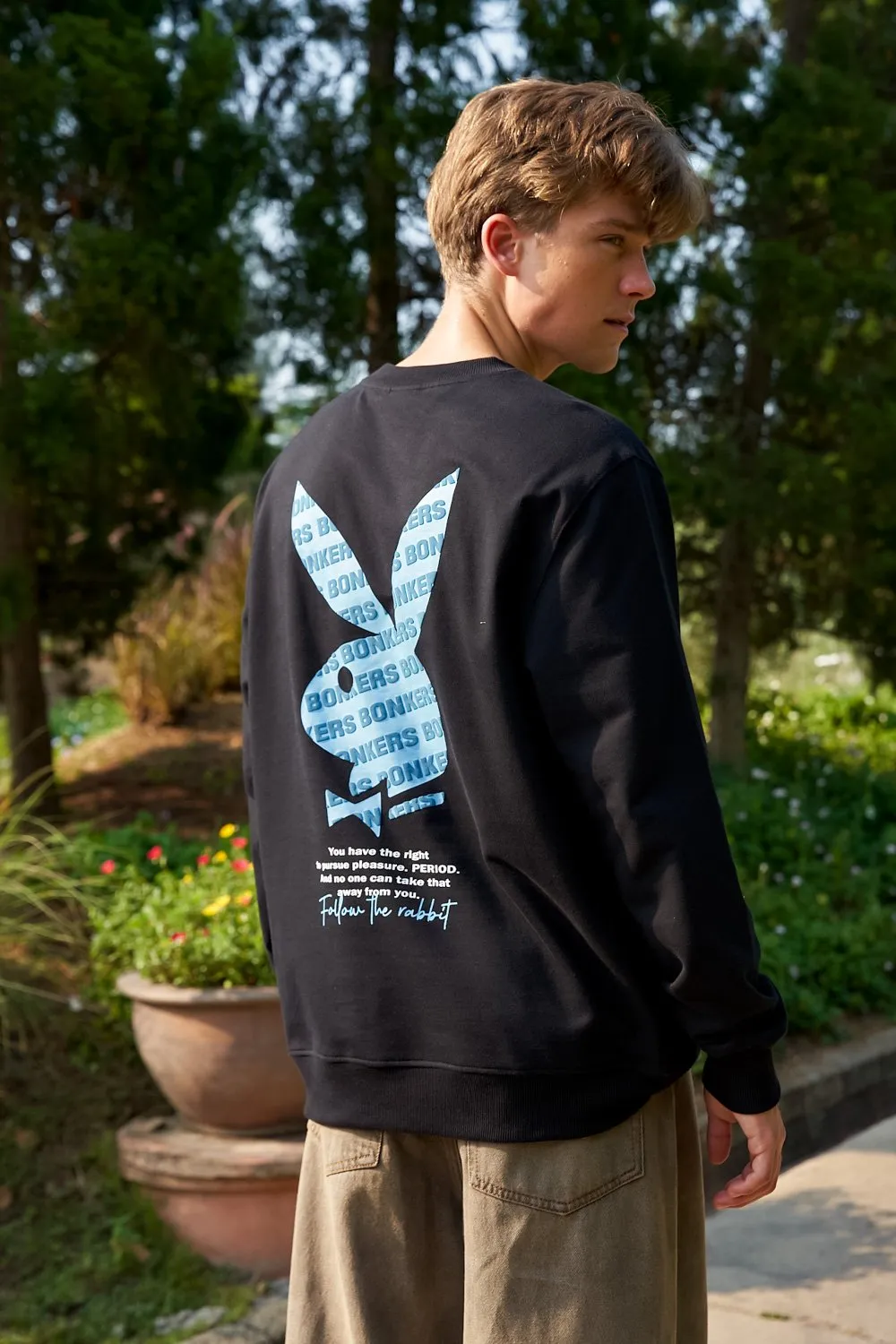 Follow The Rabbit Oversized Sweatshirt