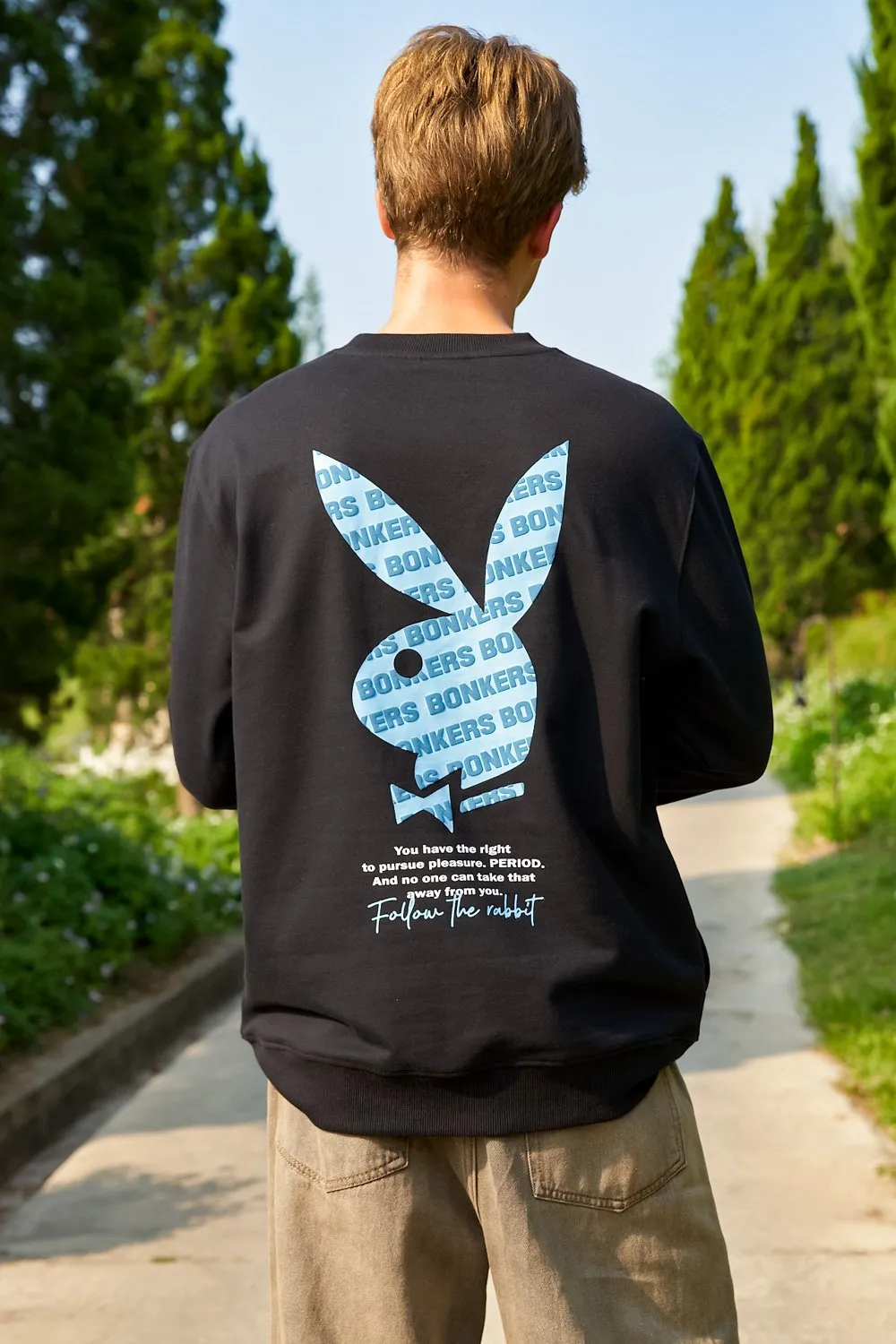 Follow The Rabbit Oversized Sweatshirt