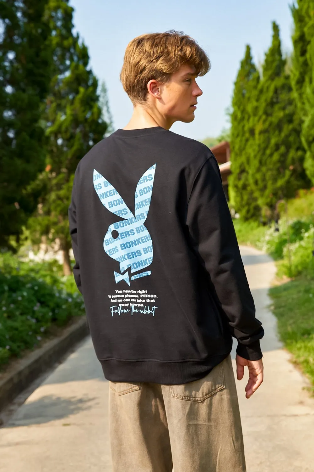 Follow The Rabbit Oversized Sweatshirt