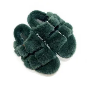 Forest Green Arizona Slippers