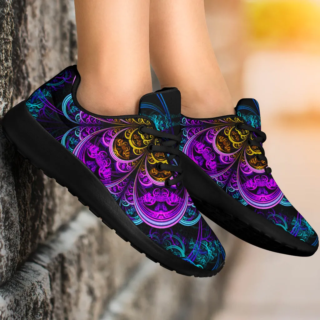 Fractal Flower Sport Sneakers