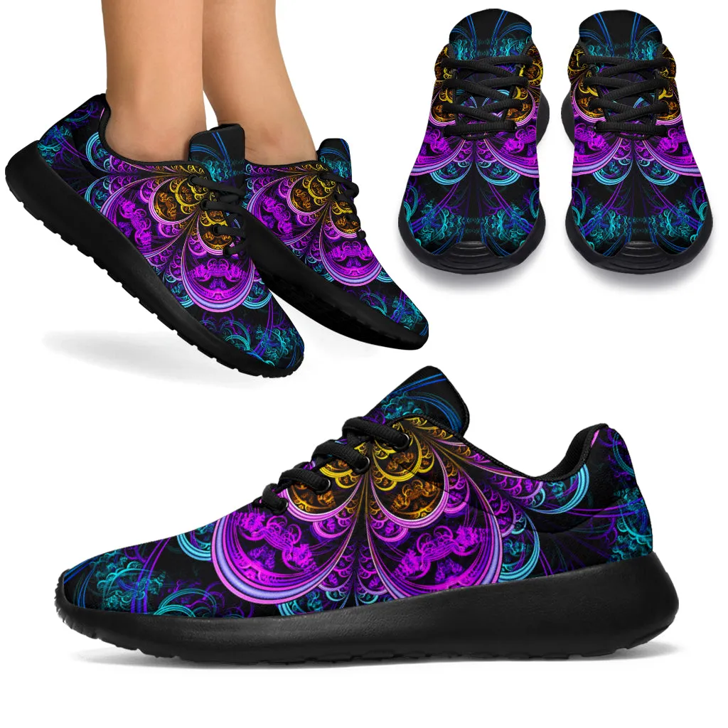 Fractal Flower Sport Sneakers