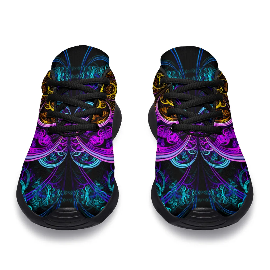 Fractal Flower Sport Sneakers