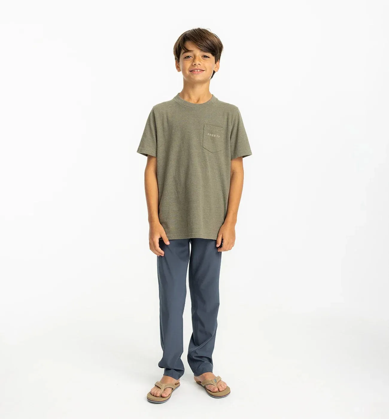 Free Fly Redfish Camo Pocket Tee - Kids'