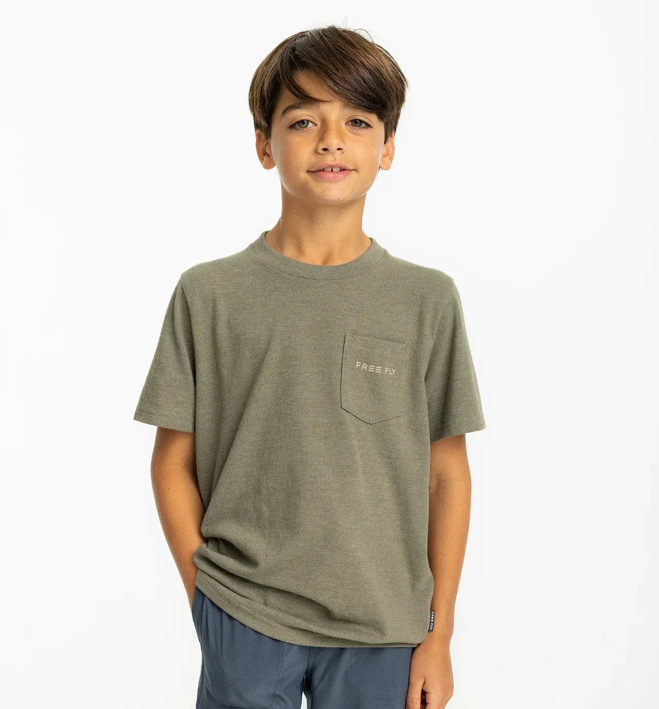 Free Fly Redfish Camo Pocket Tee - Kids'